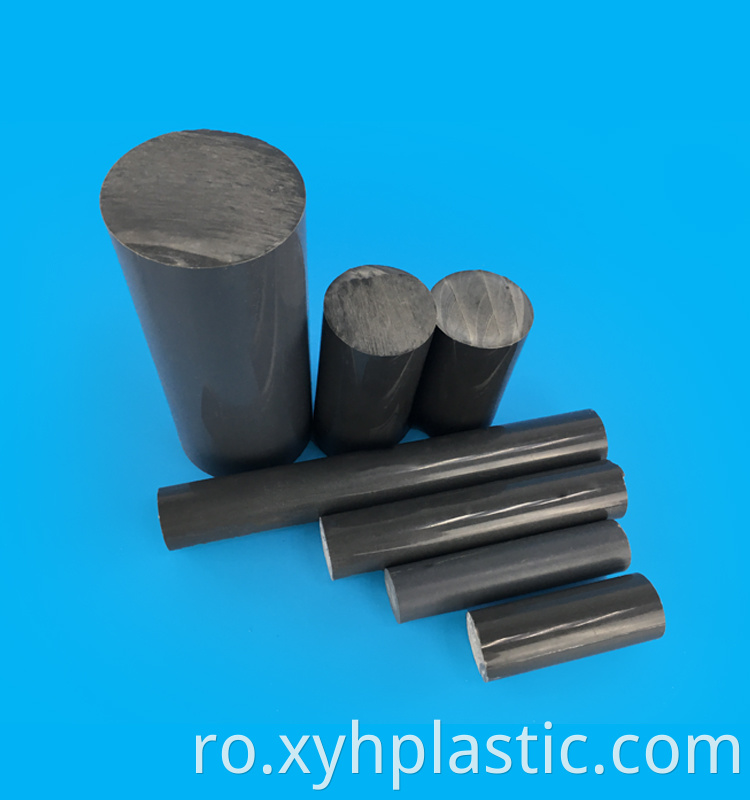 Gray Hard PVC Rod Dark Gray PVC Bar